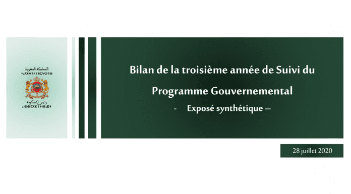 Bilan de la troisième année de Suivi du Programme Gouvernemental Exposé synthétique
